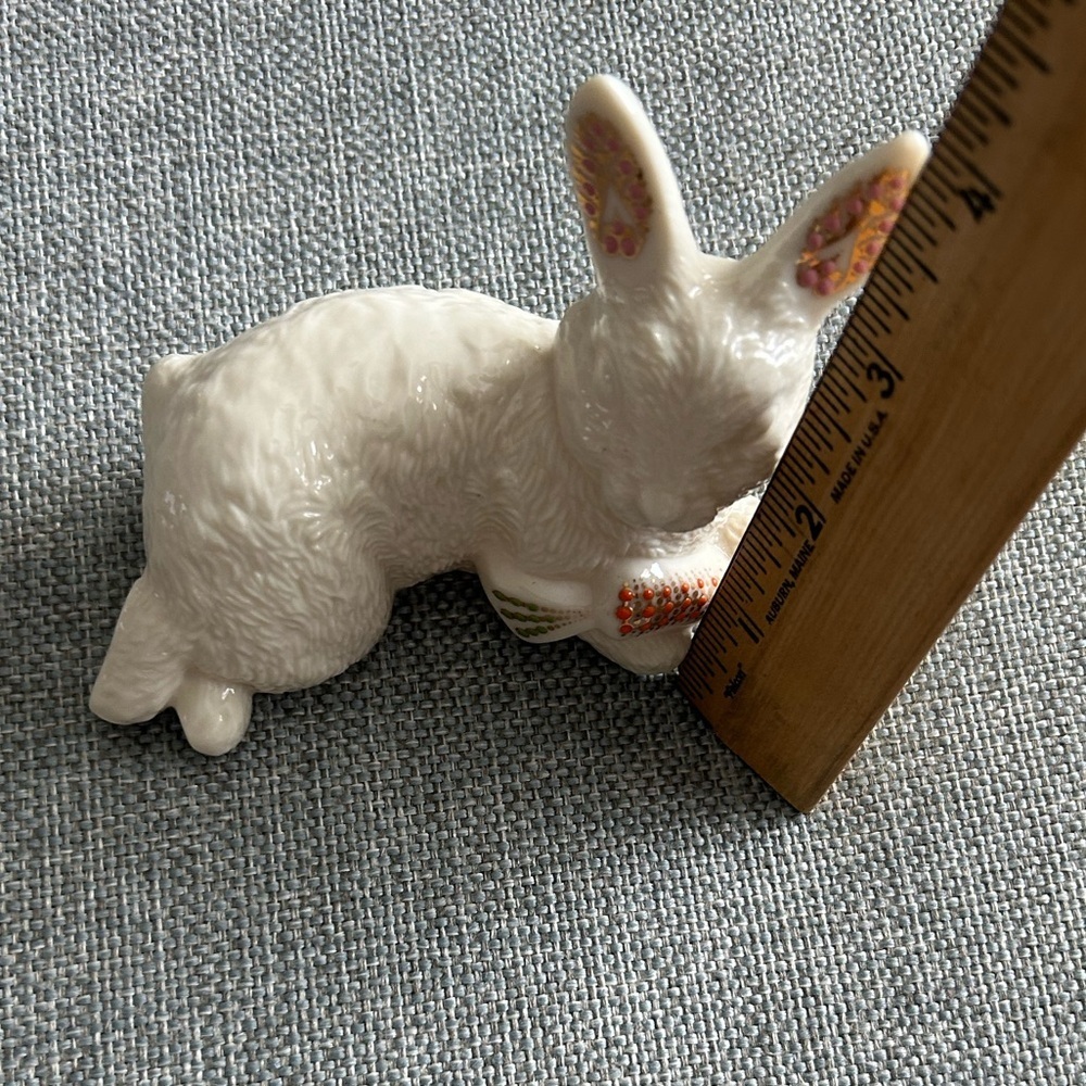Vintage Lenox China Jewels Collection 1996 “Rabbit With Carrot” - Picture 9 of 10